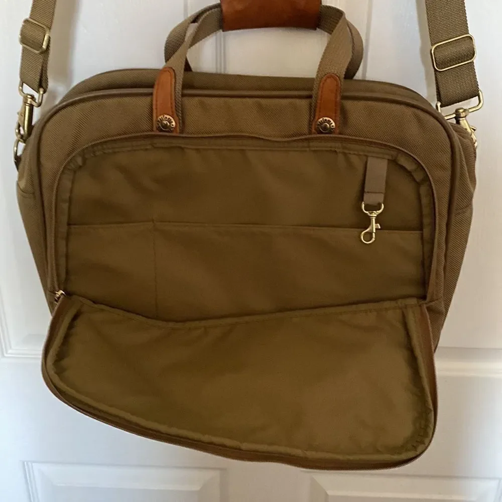 HARTMANN Nylon with Leather Briefcase